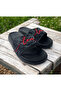 ROSE EMBOSSED .NON-SLIP SOLE SLIPPER. Pool Sea Bath Balcony Terrace Home And Street Slipper