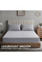 2-Piece Microfiber Single (90x190cm) Plain Fitted Sheet Set - 2