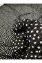 Black with White Dots Thin Jerseywidth: 140 cm