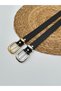 2-Piece Gold Buckle Bridge Women's Belt, Pantalon Belt, Jacket Belt, Shirt Belt - 4