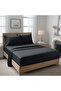2-Piece Microfiber Single (90x190cm) Plain Fitted Sheet Set