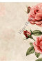 Kuromi54 20Pcs Vintage Retro Rose Floral Pattern A4 Love Letter Paper Illustrated A4/ 6 Different Patterns - 2
