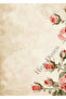 Kuromi54 20Pcs Vintage Retro Rose Floral Pattern A4 Love Letter Paper Illustrated A4/ 6 Different Patterns - 4