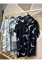 White - Gray Color 3-Piece Patterned Viscose Men's Shirt