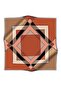 Women's Twill Silk Scarf Beige Tan - 2