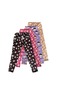 Girl's Set of 4 Patterned Lycra Comfortable Seasonal Long Tights
