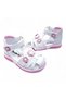 Orthopedic Baby Girl and Child Sandals Bouquet Series White Bkt2409 - 6