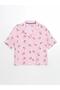 Lcw Young Shirt Collar Patterned Women's Shorts Pajamas Set (S5) - 6