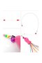Colorful Bell Cat Fishing Game Fishing Rod Unbreakable Plush Fish Toy Fishing Rod 90 cm - 5