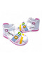 Orthopedic Baby Girl and Child Sandals Bouquet Series White Pink Yellow Bkt2409 - 6