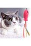 Colorful Bell Cat Fishing Game Fishing Rod Unbreakable Plush Fish Toy Fishing Rod 90 cm - 6