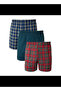 Boxer Mens Hanes P3 Tartan WM Footprint 833P3-Assorted/S - 5