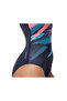 Speedo Digi Plmt Mdlt Af Navy Women's Swimming Suit 8-00305518178 Navy Blue - 6
