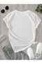 Unisex Feather Printed Design T-shirt - 2