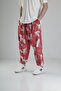 Chinese Bird Patterned Pleated Half Baggy - 2