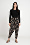 Women's Comfortable Patterned Harem Baggy Pants – Elastic Waist – Summer Mom Pants - 3