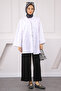 White Front Tie Kimono - 2