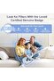 LEVOIT Smart Air Purifier for Home Bedroom, H13 HEPA Air Filter with Real Time Air Quality Sensor, R - 9