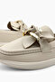 Women's Loafer Shoes Buckle Bow Detail - 7