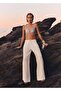 Straight Cut Cotton Trousers - 2
