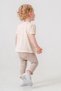 Baby Kids Cream Cotton Tights 2-Piece Set Trend Fashion Bottom Top Set - 4