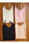 Women's 4 Pack Lace Cotton String Tank Top - 3