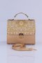 Women's Ethnic Bohemian Patterned Woven Cover Hand and Shoulder Bag with Chain Strap Crossbody Daily Bag - 3