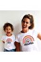 Mama and Mini Printed Crewneck Cotton Short Sleeve Mom and Daughter Tee