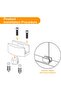CKB Bottom Guide for Sliding Shower Door, 304 Stainless Steel Bottom Guides for 1/4"-3/8" (6mm-10mm) - 9
