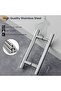 EaseLife 12 Inch Ladder Pull Handle Double-Side Bar to Bar H-Shape Stainless Steel Sturdy Fit for Gl - 8