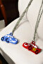 2 Pieces Lightning Mcqueen and Sally Magnetic Cars Pendant - 4