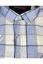 Large Size Linen Shirt Plaid Short Sleeve Suitable for 120Kg-165Kg - 3