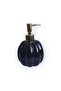 Pumpkin Black Porcelain Liquid Soap Dispenser Pumpkin Gold Pump Soap Dispenser - 2
