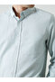 Regular Fit Long Sleeve Dobby Men's Shirt - 3