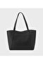 Ruthie Textured Tote Bag With Pouch - 3
