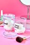 2-Piece Acrylic Mica Cotton & Makeup Cotton Organizer 400 Ml Storage Box Cotton Holder - 2