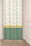 Special Design Flower Leaf Ancient Line Ethnic Patterned Digital Printed (Single Wing) Modern Stylish Background Curtain