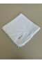 Handcrafted Hand Embroidered Solid Color Scarf Beaded Writing Yemeni Dowry Gift 100X100Cm - 2