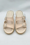 Summer Slippers - Double Buckle Double Tape Detailed Summer Slippers - Daily Slippers - 5