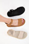 Tan Suede Women's Sandals 20613 - 5