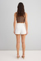 Beyaz Pamuklu Gabardin Mini Şort & Bermuda TWOSS25SR00210 - 7