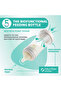 Perfect 5 Feeding Bottle 240ml Medium Flow 2m Silicone, Pink - 4