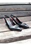 Women's Genuine Leather Goblet Heel Open Back Buckle Stiletto 2430 - 4