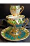 Porcelain Hand Decor 2 Cup Set - 5