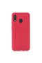 Protective case Compatible with Samsung A30, red, Frosted Solid model, thin and light - 2