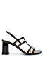 Women's Genuine Leather Black Patent Leather High Heels