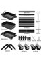 Metal cart for organizing household and kitchen items, foldable. Measurements are shown in the pictures. - 4