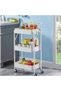 Metal cart for organizing household and kitchen items, foldable. Measurements are shown in the pictures. - 3