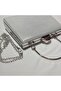 Stoned Silver Evening Dress Bag Waterway Evening Bag Portfolio Clutch - 6