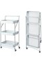Metal cart for organizing household and kitchen items, foldable. Measurements are shown in the pictures. - 4